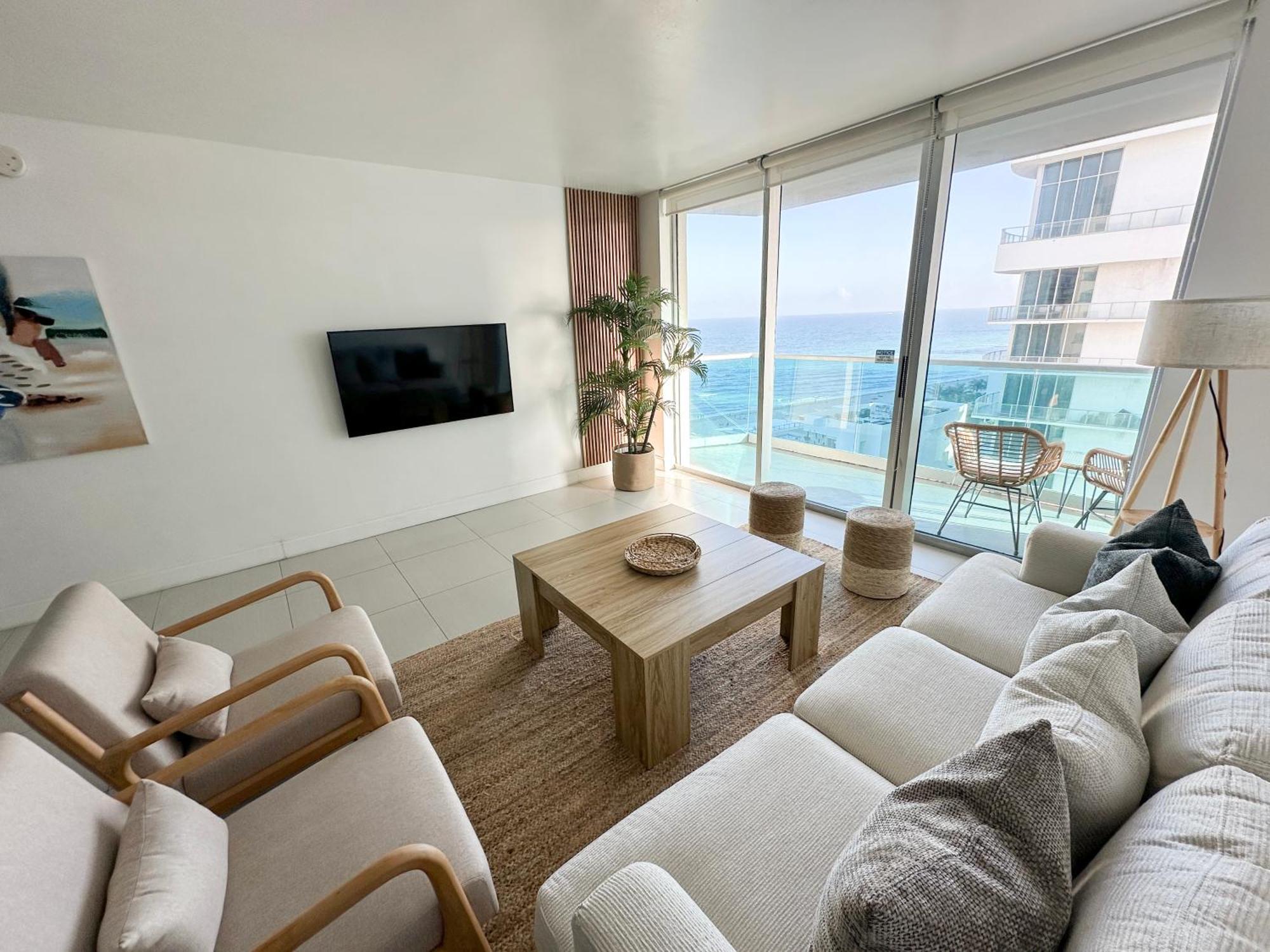 Departamento Frente Al Mar Con Salida Directa A Playa. Appartement Hollywood Buitenkant foto